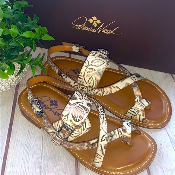 Patricia Nash Shoes - Fidella sandals one natural white